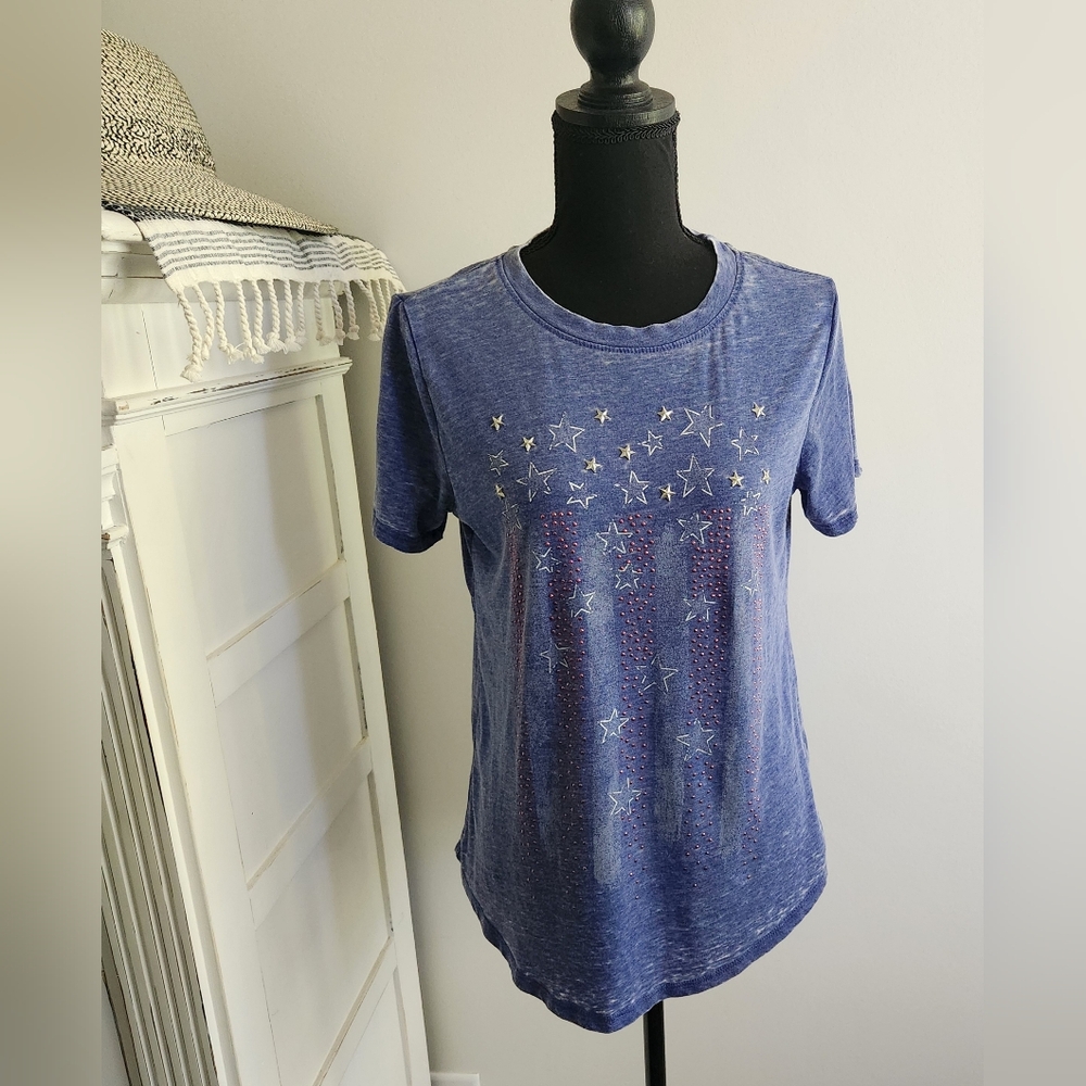 MAURICES DISTRESSED PATRIOTIC TEE